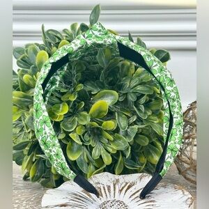 St. Patrick’s Day Clover Tie Knot Headband